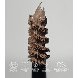 MÁDARA Organic Skincare Grow & Fix Tinted Eyebrow Gel - #2 Smoky Blonde, 4.25 ml - Tones the Brows with Natural Mineral Pigments, Gives Volume and Hold, Supports Brow Growth