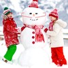 Pack of 24 Christmas Candy Cane Decorations, Red and White