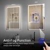 cxxsom Led Mirror Bathroom Lighted Wall Mirror with Lights Smart