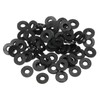 PATIKIL M4 60pcs Rubber Flat Washers 4mm Inner Diameter 9mm