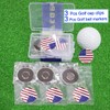 6 Pcs Golf Ball Markers with Magnetic Hat Clips Value