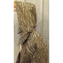 Johnson Garment Vtg NEW Realtree Green Leaf Camo Waterproof Thintech Hunting Jacket sz M NOS