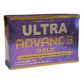 Ultra Advanc3 Gold 5 Piezas Con Calcio De Coral Ener Green Sabor Sin Sabor
