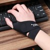 Ambidextrous Slim Thumb Support Wrist Brace - Black Right/L