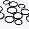 30 Pieces Flat Key Rings Metal Keychain Rings Split Keyrings