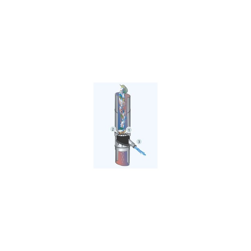 3P Rain Collector, Rainwater Diverter With Link Kit - Ideal