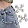 Qkari Jean Button Pins, Adjustable Jean Button, Detachable Jean Button