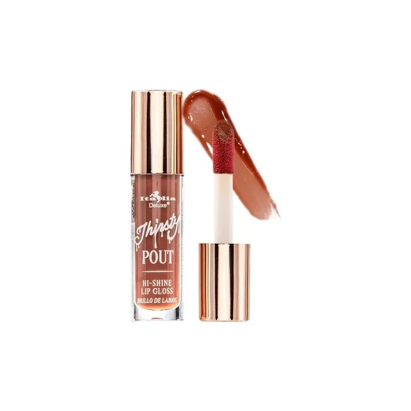 Italia Deluxe Set Gloss Labiales Thirsty Pout Hi Shine 4