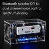Fahgaer DIY Bluetooth Speaker Electronic Kit Two-Channel Multi-Functional Music Spectrum