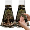 CUTHOLLOW 2 Pcs Moon and Tree of Life Hanging Kitchen