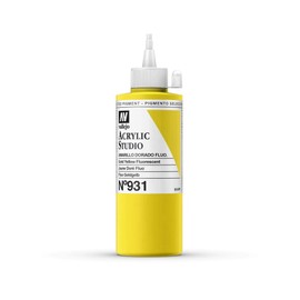 AV Studio Acrylic : 200ml Gold Yellow Fluorescent