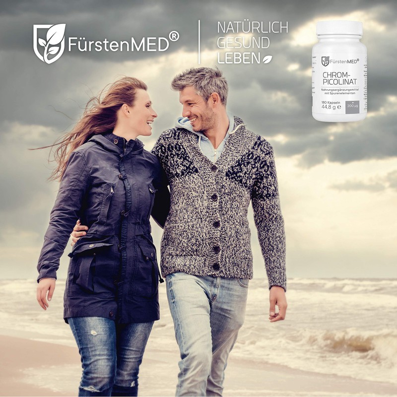 FürstenMED® Chrome Capsules Made of Chromium Picolinate (Chrome Picolinate) -