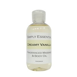Simply Essential Creamy Vanilla Body Massage Oil 100ml