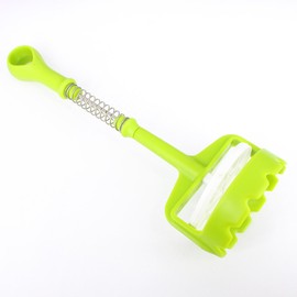 UPKOCH Potato Masher Spring Push Type Potato Presser Fruit and Vegetable Smasher (Random Color), Dark Grey, size1