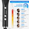 Focenat 2 in 1 Beard Straightener for Men, Mini Straightener,