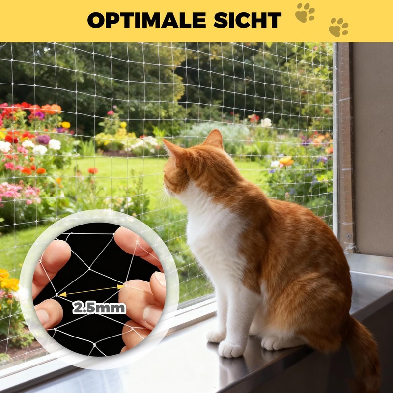 Schleuder Cat Net for Balcony, Bird Nets Bird Protection Net