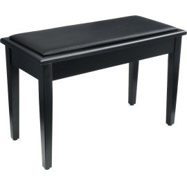 On-Stage Stands KB8904B Deluxe Piano Bench with Storage Compartment