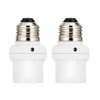 DEWENWILS 2 Pack Light Bulbs Sensor Socket, Automatic Dusk to