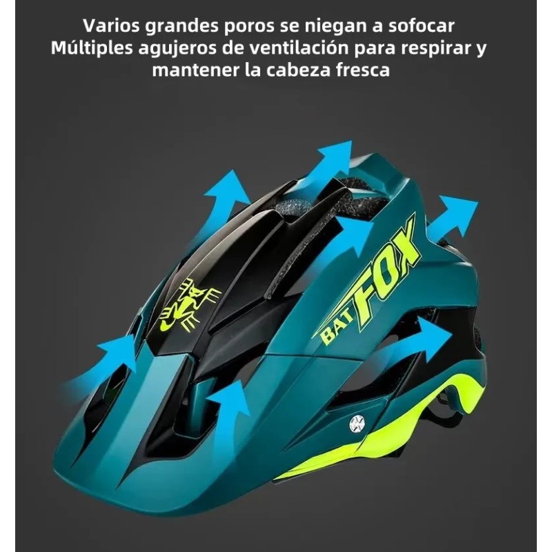 Casco Profession De Bicicleta De Montaña Ultraligero Batfox
