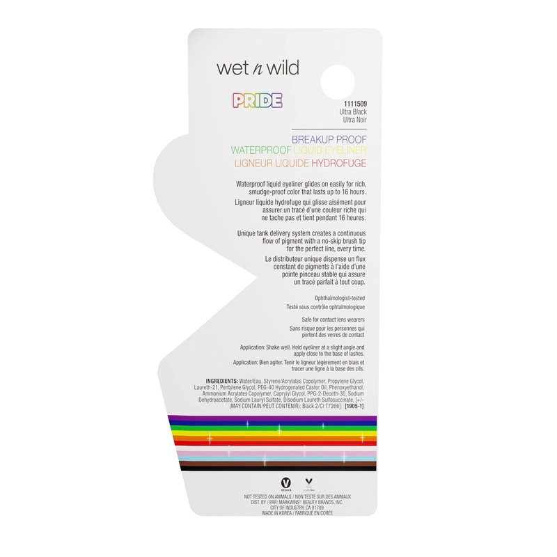 wet n wild Pride Breakup Proof Waterproof Liquid Eyeliner Pen,