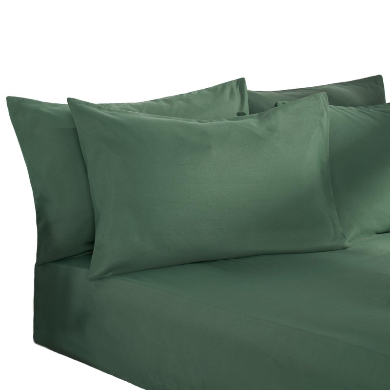 Brentfords Plain Dye Fitted Bed Sheet Non Iron Super Soft