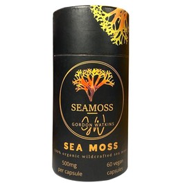 Sea Moss Capsules (1000mg per Day) | 60 Vegan Capsules | Wildcrafted Sea Moss from Grenada (Also Known as Irish Moss) | Non GMO | Dr Sebi Approved (Sea Moss)