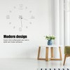 Modern Large Frameless DIY Wall Clock Mirror Surface Sticker for