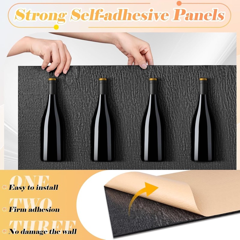 Acoustic Panels 12 Pack - Covers 16 Sq Ft, Self-Adhesive