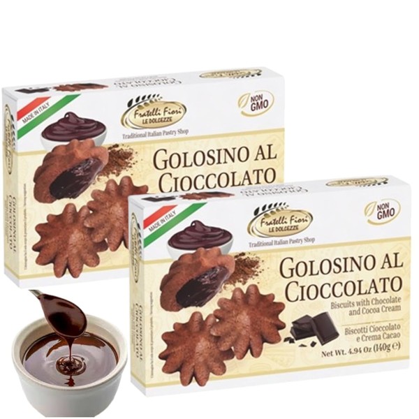 Fratelli Fiori Golosino Chocolate Cookies - Authentic Italian Cookies with