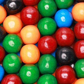 Gumballs for Gumball Machine Refills - 1” Gum Balls - Double Bubble Gumballs Bulk - 2 Packs of 1.7 LB - Mouth Coloring Chewing Gum for Kids - Assorted Flavors - Bubbel Gum for Kids