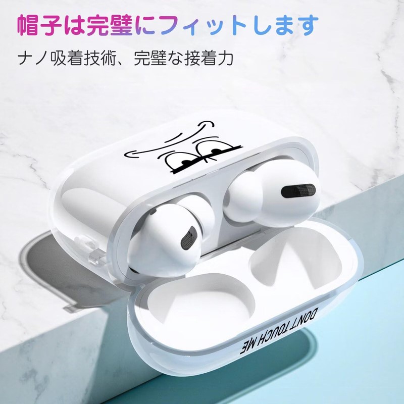 AirPods 3 Case 3rd Generation Cool Black Cover with Keychain