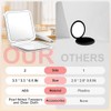 MIYADIVA Compact Mirror, 30X Magnifying Mirror, Pocket Mirror for Purse,
