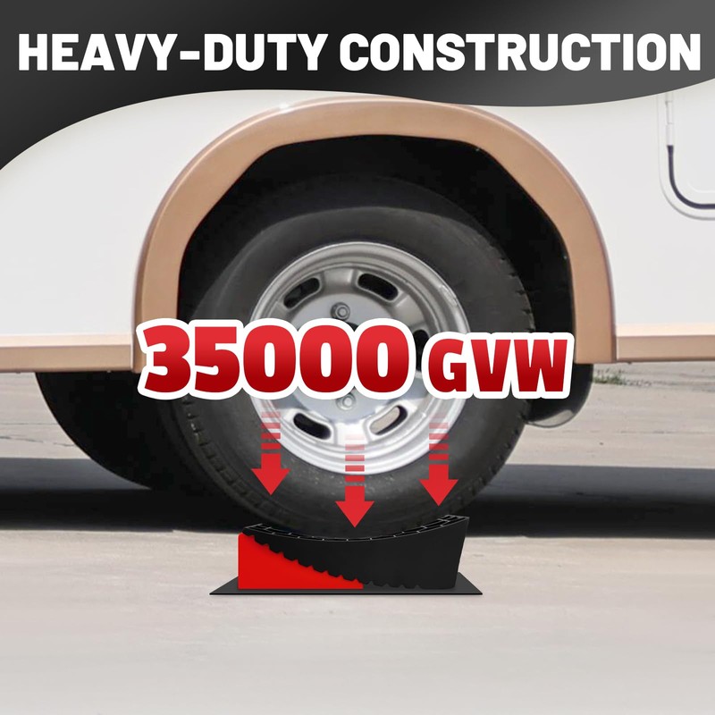 ROBLOCK RV Leveling Blocks Up to G.V.W 35000 LBS, Camper