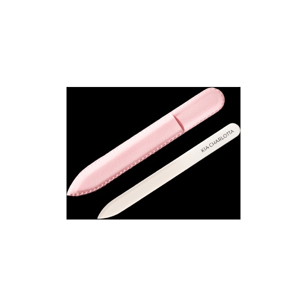 KIA-CHARLOTTA Glass Nail File, Pink