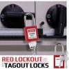 Landhoow 12 Set Lockout Tagout Locks and Keys Kit Loto