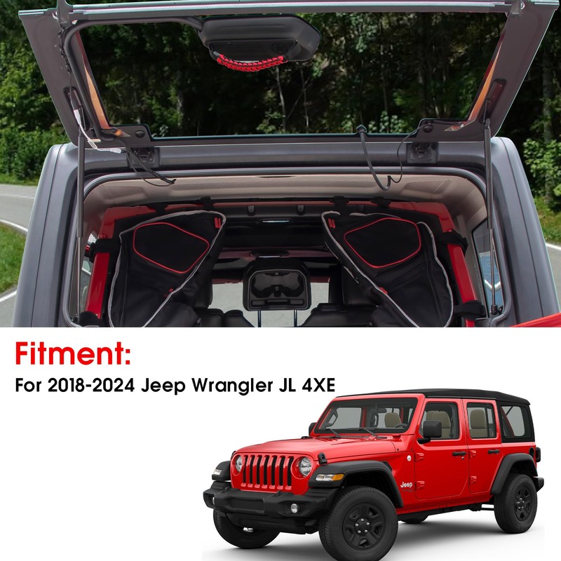 BESTAOO Rear Window Grab Handle for 2018-2024 2025 2026 Jeep