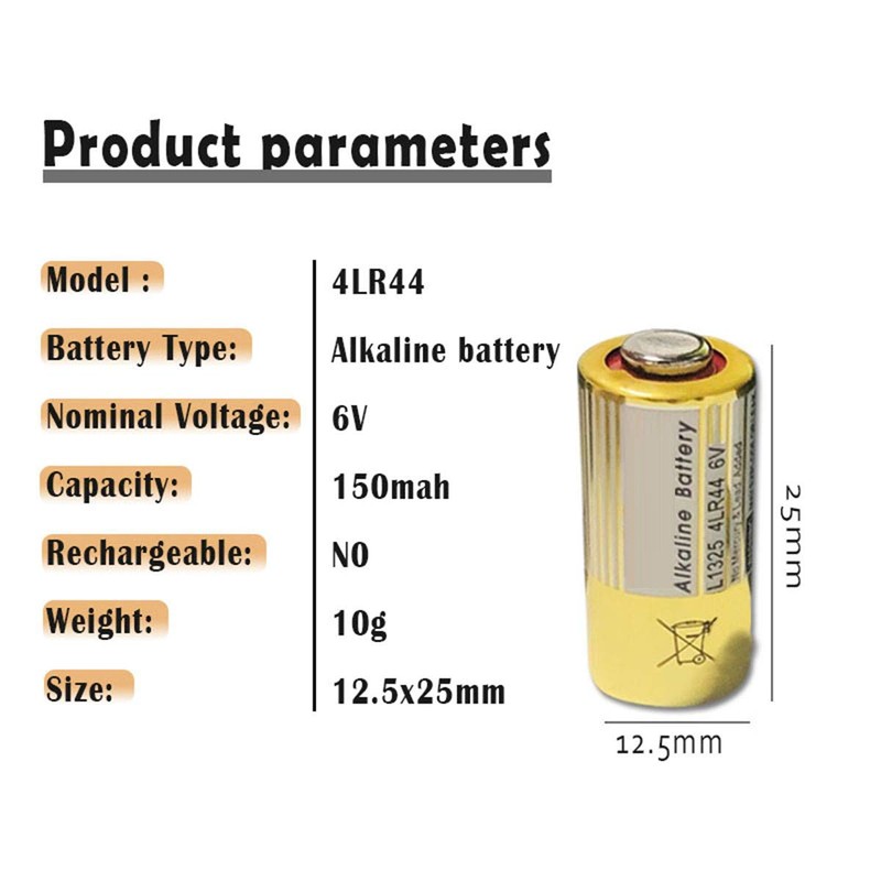 TXY 5 Pack 4LR44 / 476A / PX28A / A544