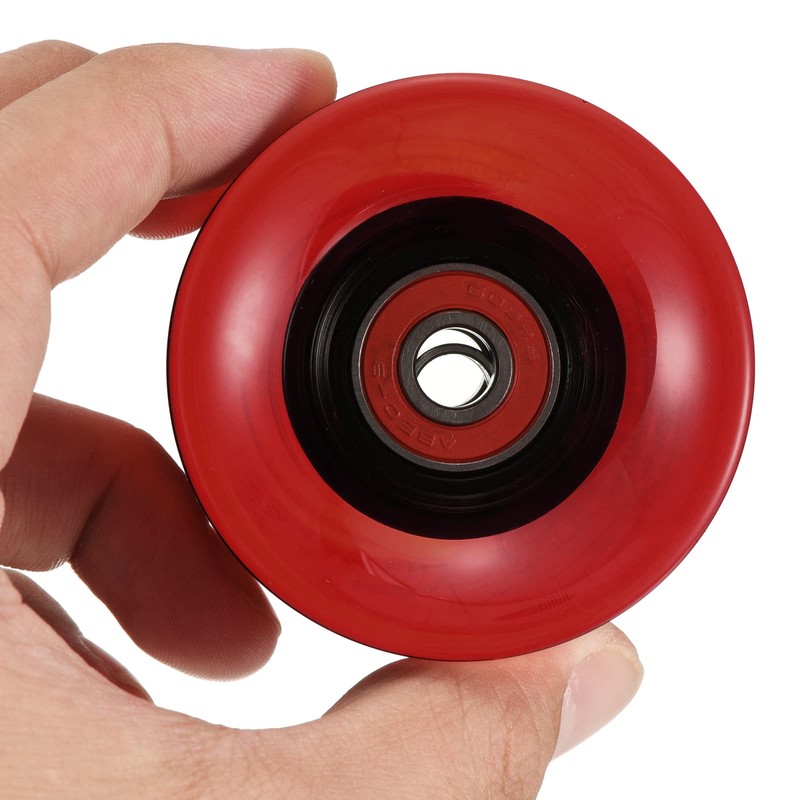 PATIKIL 4 pieces 60 mm longboard wheels with bearings ABEC-9