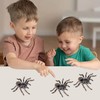 4 Pieces Realistic Spider, Plastic Fake Spider, Animal Mimicry Model,