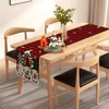 SHOUS Camino de Mesa con Diseño de Gnomo Navideño, 183*33