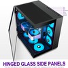 FOIFKIN PC Case - Pre-Installed 6 PWM ARGB Fan, ATX