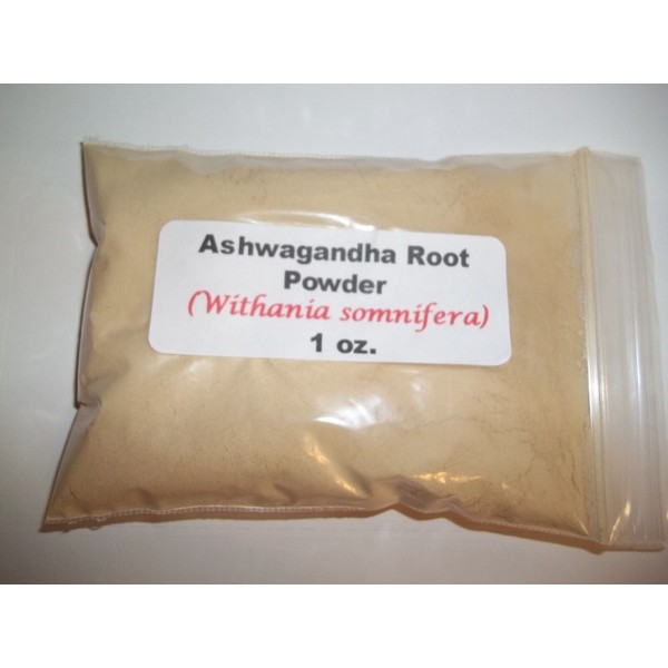 Ashwagandha root 1 oz.  Ashwagandha root powder (Withania somnifera)