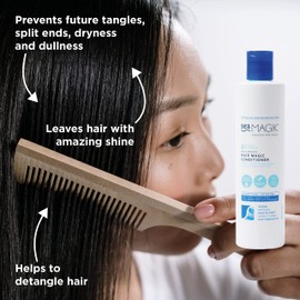 Sea Magik Conditioner for Dry or Damaged Hair - Infused with Hydrating Dead Sea Salt, Organic Seaweed, Coconut Oil, and More, Moisturiser for All Hair Types, Vegan, Cruelty Free (300ml)