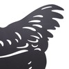 4Pcs Hen Chicken Silhouette Hollow Stake Design Cute Hen Chicken