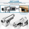 Hohean 10 Pack Soft Closing Cabinet Hinges, Universal Soft Close