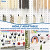 Tandefio Pegboard Hooks Metal Prong Hook Peg Board for Hanging