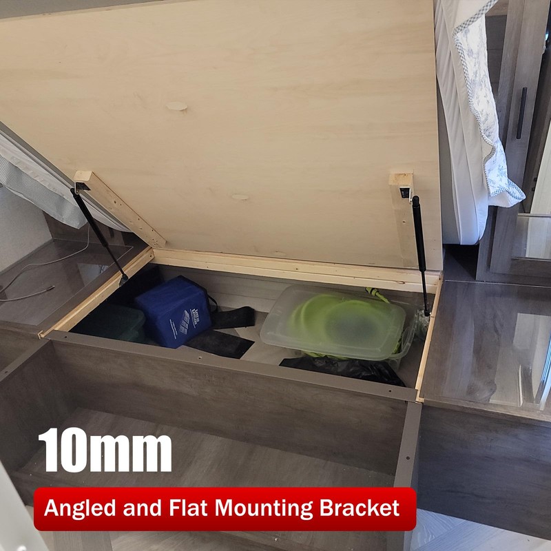 Vepagoo 10mm Ball Stud Mounting Bracket, Gas Struts Lift Support