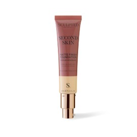 Second Skin Mineral Matte Liquid Foundation from Sculpted by Aimee (Fair Golden 2.75) - Medium Coverage Foundation with SPF 50, 32ml Cruelty-Free, Vegan