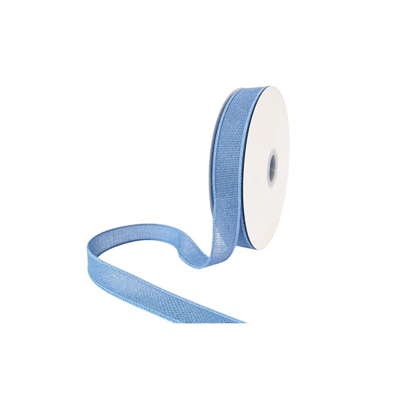 Burlap Wired Ribbon 1-1/2 Inch Wired Edge Ribbon for DIY