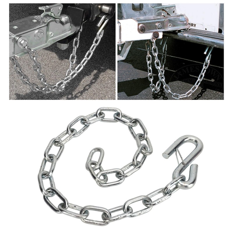 TKSE Tow Wire Ropes, Robust 3500 Pound Trailer Safety Chains